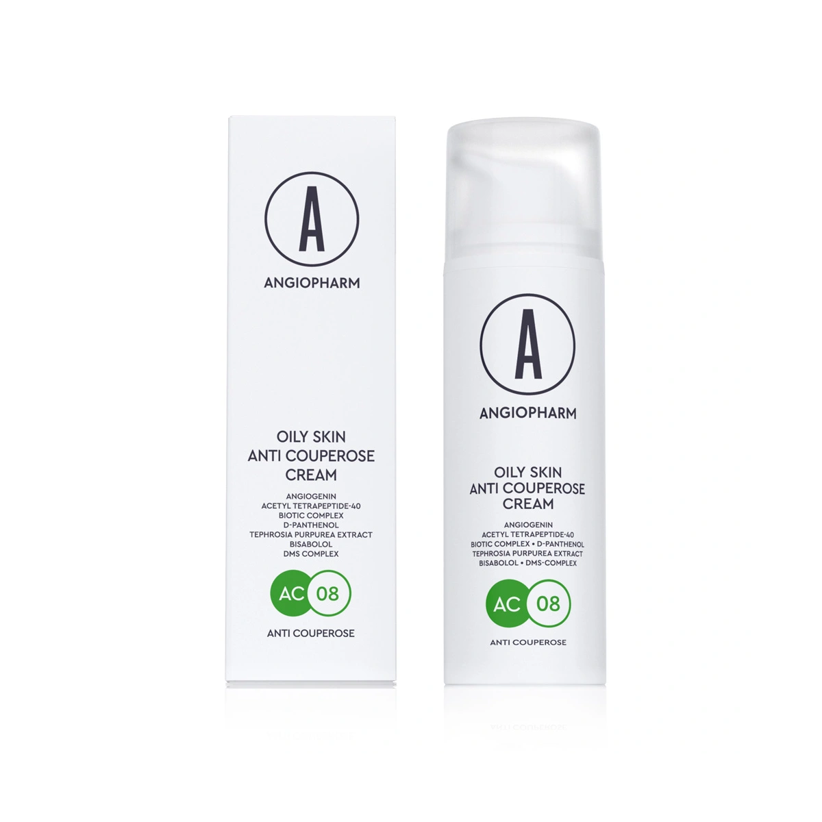 ANGIOPHARM Антикуперозный крем для себопрофицитной кожи Oily Skin Couperose Cream, 50 мл