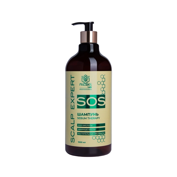 ПАСЕКА LAB Шампунь SOS SCALP EXPERT, 1000 мл