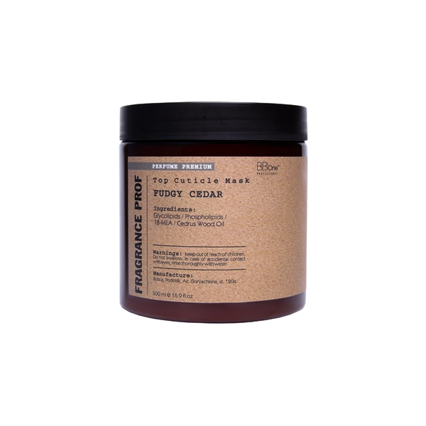 BB One Парфюмированная липидная маска Top Cuticle Mask FUDGY CEDAR, 500 мл