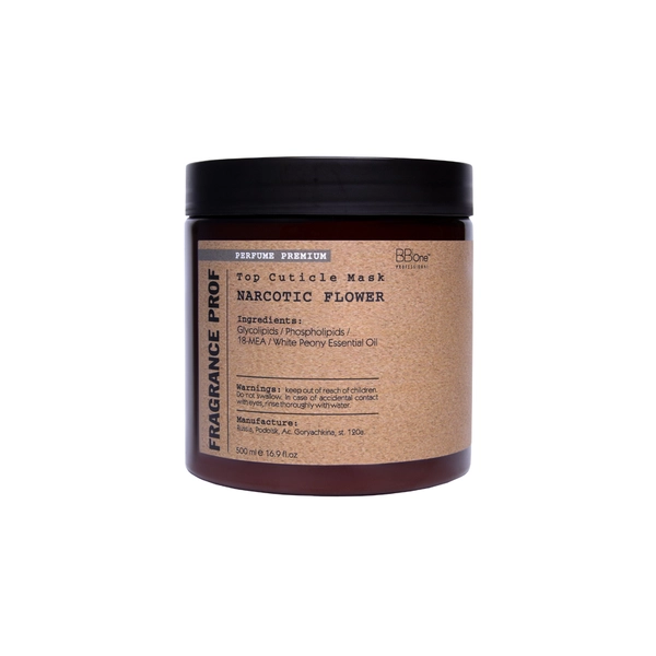 Купить Парфюмированная липидная маска Top Cuticle Mask NARCOTIC FLOWER, 500 мл BB One Парфюмированная липидная маска Top Cuticle Mask NARCOTIC FLOWER, 500 мл