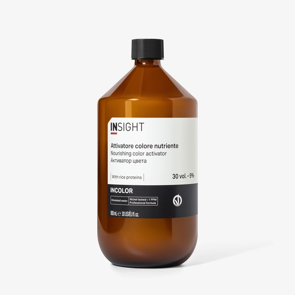 Купить Протеиновый активатор 9% Incolor Nourishing Color Activator (стекло), 900 мл Insight Professional Протеиновый активатор 9% Incolor Nourishing Color Activator (стекло), 900 мл