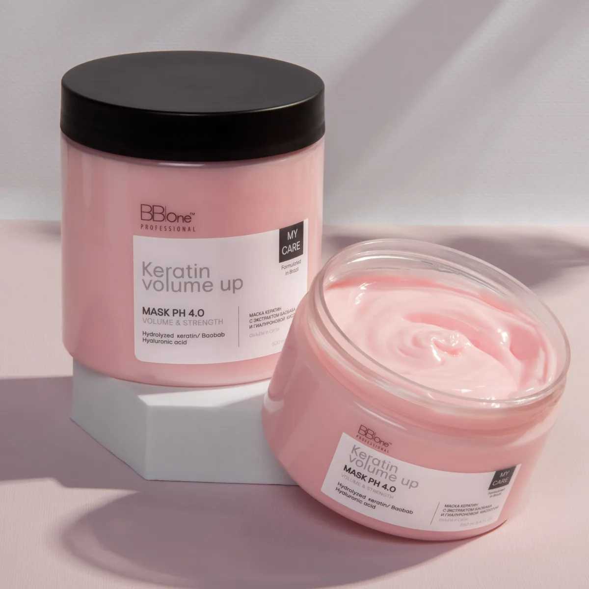 Купить Маска My Care Keratin Volume Up Mask Volume & Strength, 250 мл BB One Маска My Care Keratin Volume Up Mask Volume & Strength, 250 мл
