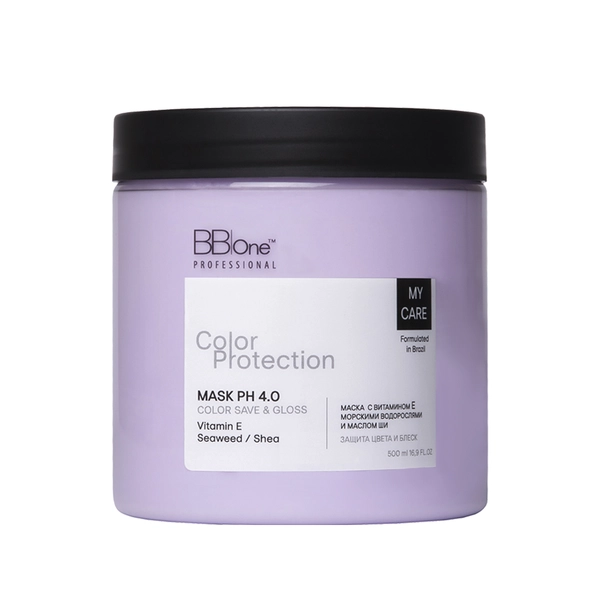 Купить Маска My Care Сolor protection Mask Color Save & Gloss, 500 мл BB One Маска My Care Сolor protection Mask Color Save & Gloss, 500 мл