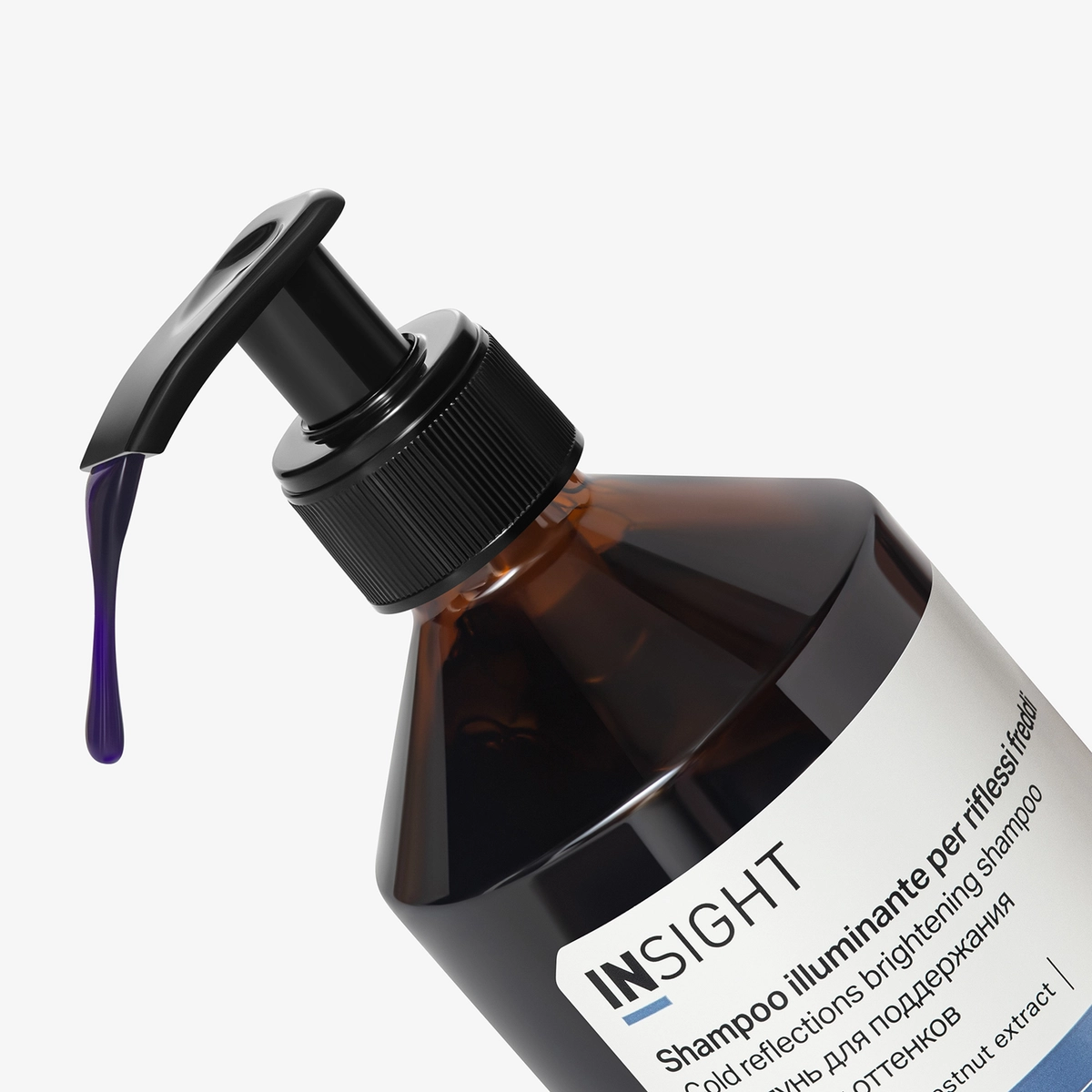 Insight Professional Шампунь для поддержания холодных оттенков BLONDE (стекло), 900 мл