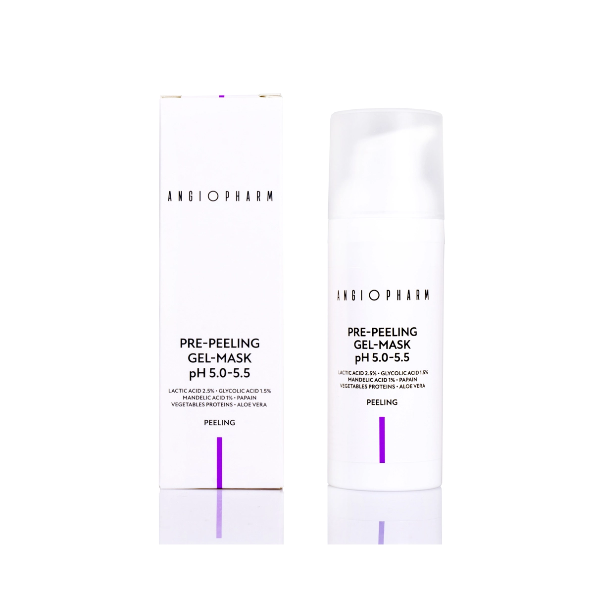 Купить Предпилинговая гель-маска Pre-peeling Gel Mask Ph 5.0-5.5, 50 мл ANGIOPHARM Предпилинговая гель-маска Pre-peeling Gel Mask Ph 5.0-5.5, 50 мл