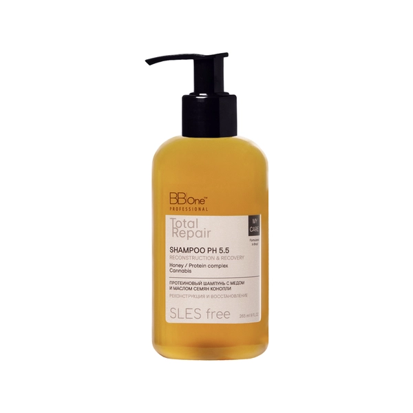 Купить Шампунь My Care Total Repair Shampoo Reconstruction & Recovery, 250 мл BB One Шампунь My Care Total Repair Shampoo Reconstruction & Recovery, 250 мл