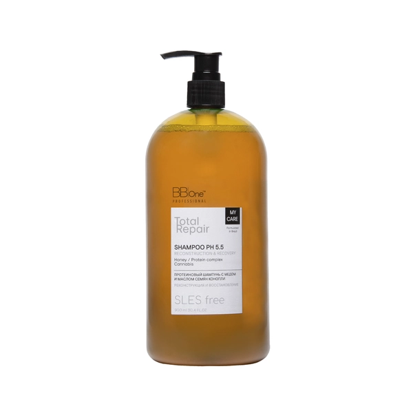 Купить Шампунь My Care Total Repair Shampoo Reconstruction & Recovery, 900 мл BB One Шампунь My Care Total Repair Shampoo Reconstruction & Recovery, 900 мл