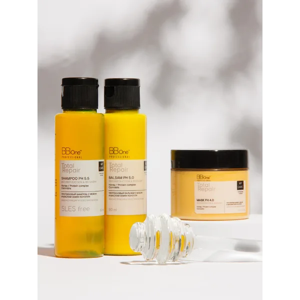 Купить Шампунь My Care Total Repair Shampoo Reconstruction & Recovery, 60 мл BB One Шампунь My Care Total Repair Shampoo Reconstruction & Recovery, 60 мл