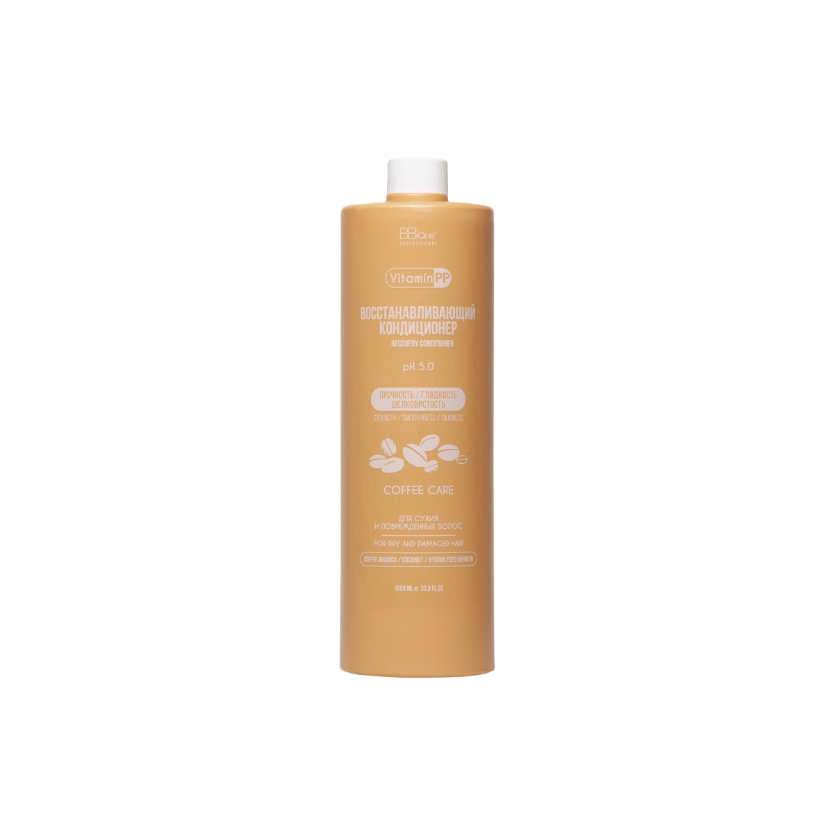 BB One Кондиционер восстанавливающий Conditioner Recovery Coffee Care, 1000 мл