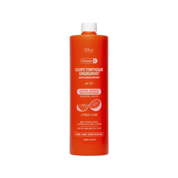 Купить Кондиционер себорегулирующий Conditioner Sebum Balancing Сitrus Care, 1000 мл BB One Кондиционер себорегулирующий Conditioner Sebum Balancing Сitrus Care, 1000 мл