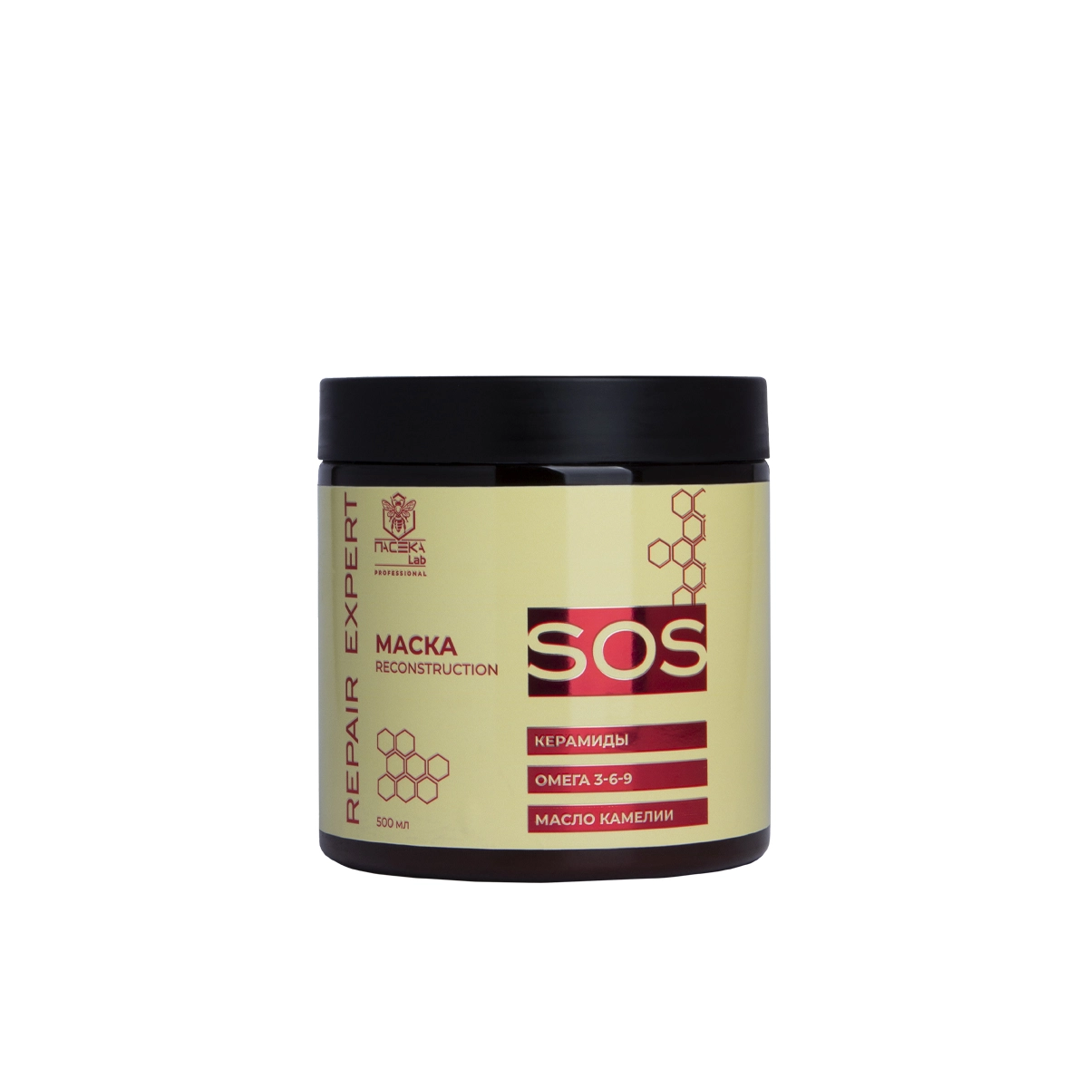 ПАСЕКА LAB Маска реконструктор SOS REPAIR EXPERT, 500 мл