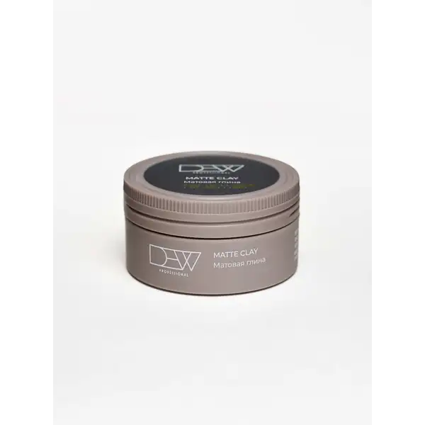 Dew Professional Матовая глина для укладки волос Matte Clay, 80 г.