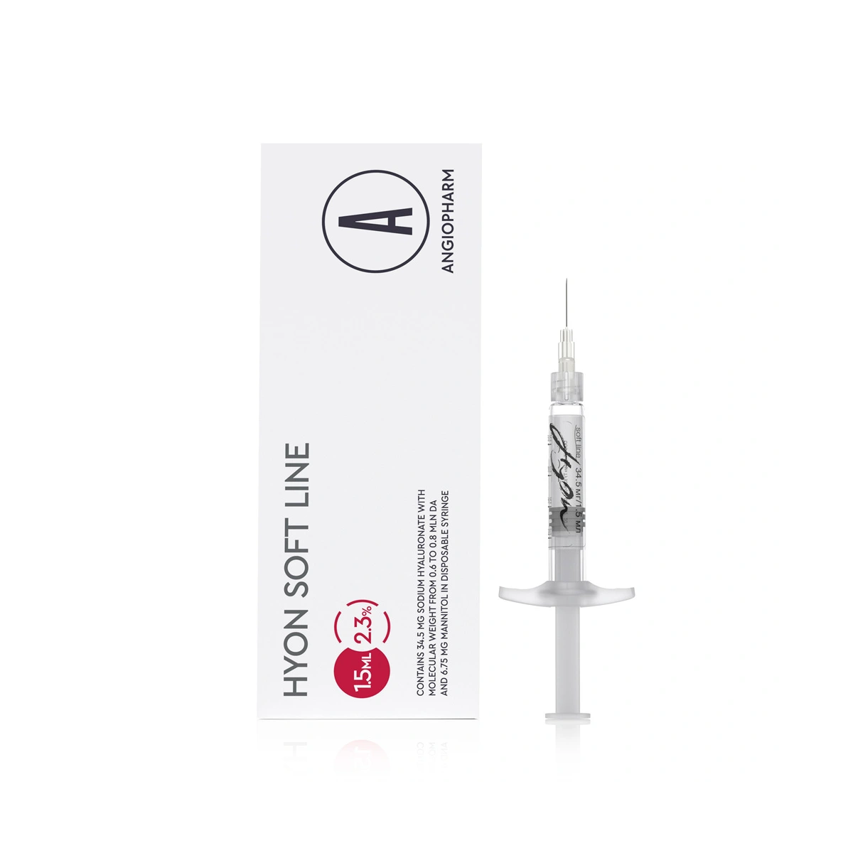 ANGIOPHARM Hyon Soft Line 2,3% (34,5 мг/1,5 мл), шприц