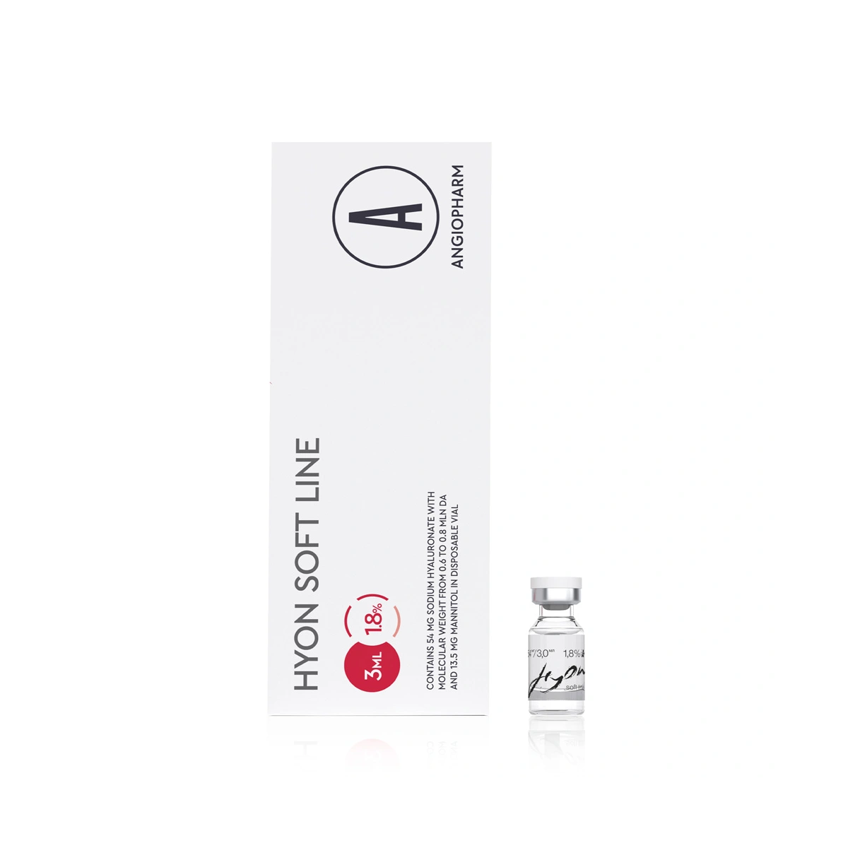 ANGIOPHARM Hyon Soft Line 1.8% (54 мг / 3 мл), флакон