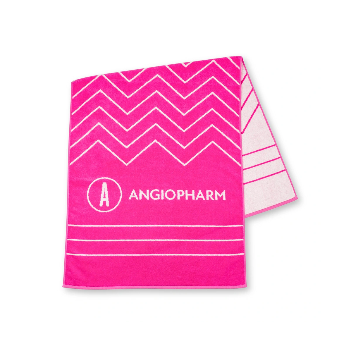 ANGIOPHARM Полотенце махровое пляжное 70*160, розовое