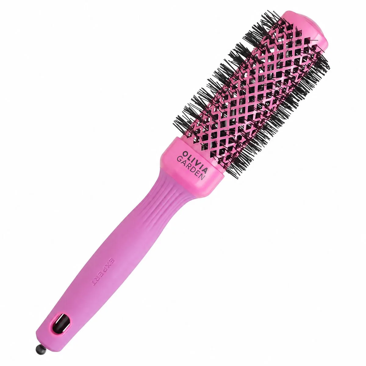 OLIVIA GARDEN Термобрашинг EXPERT BLOWOUT SHINE Розовый (Pink), 35 мм