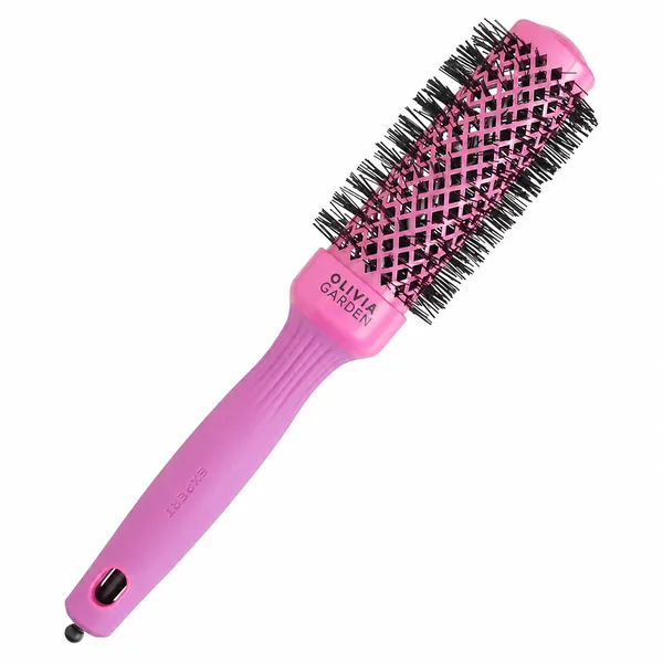 OLIVIA GARDEN Термобрашинг EXPERT BLOWOUT SHINE Розовый (Pink), 35 мм