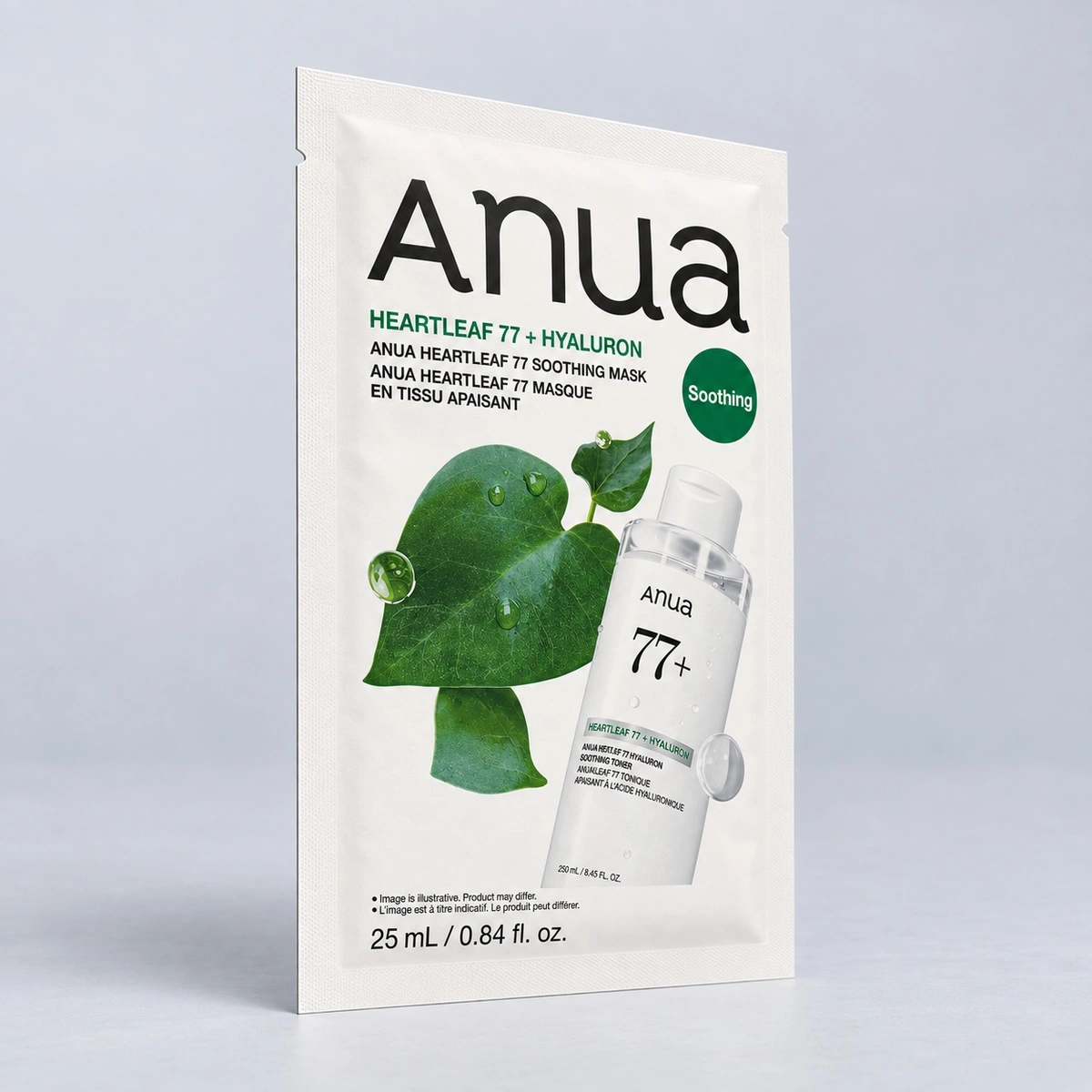 Купить Успокаивающая тканевая маска на основе хауттюйнии Anua Heartleaf 77% Soothing Mask, 25 мл ANUA Успокаивающая тканевая маска на основе хауттюйнии Anua Heartleaf 77% Soothing Mask, 25 мл