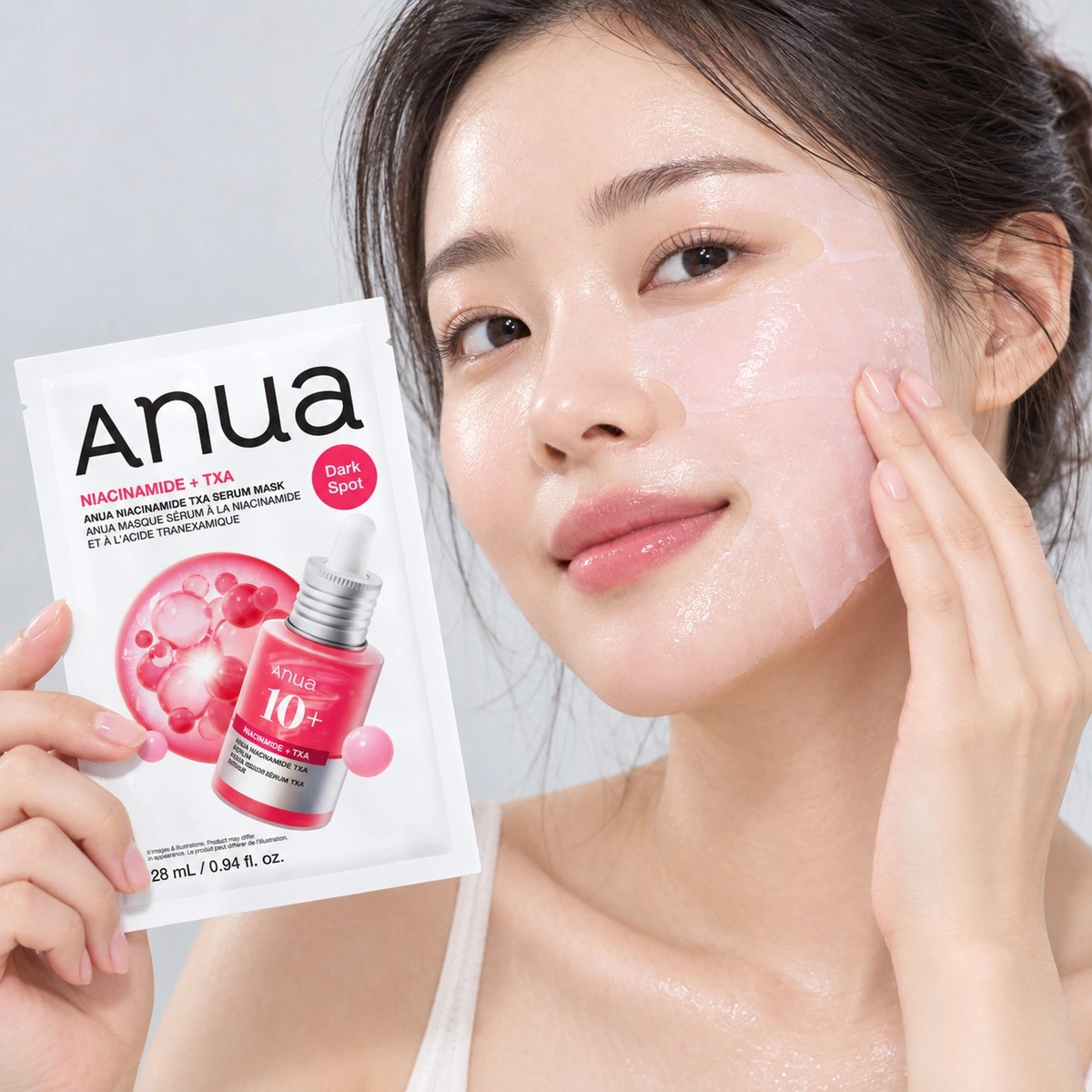 Купить Осветляющая тканевая маска Anua Niacinamide TXA Serum Mask, 28 мл ANUA Осветляющая тканевая маска Anua Niacinamide TXA Serum Mask, 28 мл