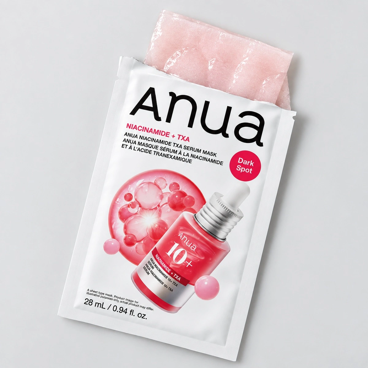 Купить Осветляющая тканевая маска Anua Niacinamide TXA Serum Mask, 28 мл ANUA Осветляющая тканевая маска Anua Niacinamide TXA Serum Mask, 28 мл