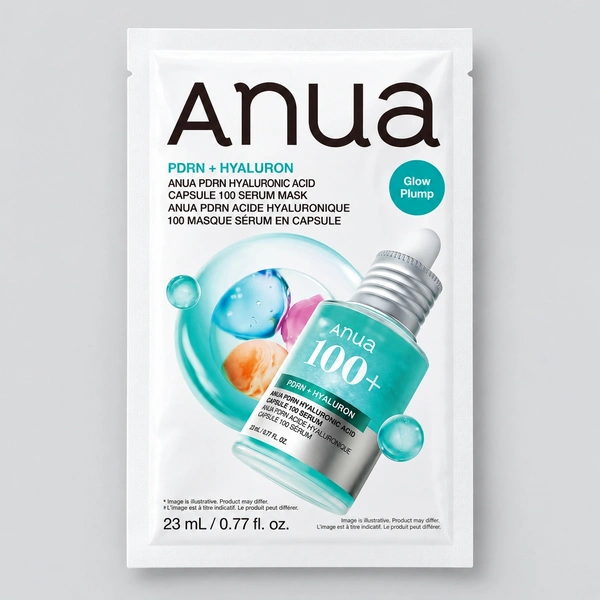 ANUA Тканевая маска для лица с PDRN и гиалуроновой кислотой Anua PDRN HYALURONIC ACID Capsule 100