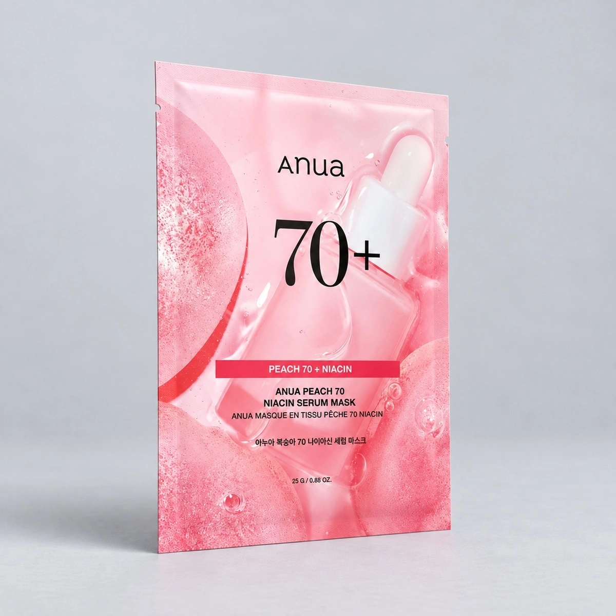 Купить Тканевая маска с персиком для сияния кожи Anua PEACH 70 NIACIN Serum Mask, 25 г ANUA Тканевая маска с персиком для сияния кожи Anua PEACH 70 NIACIN Serum Mask, 25 г