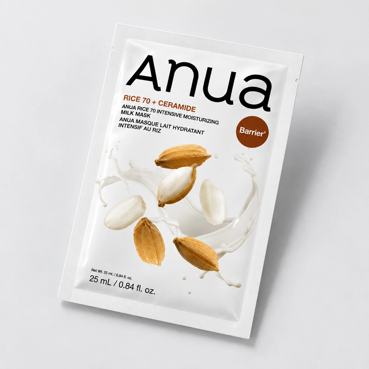Купить Тканевая маска для сияния кожи с рисом Anua RICE 70 Intensive Moisturizing Milk Mask, 25 мл ANUA Тканевая маска для сияния кожи с рисом Anua RICE 70 Intensive Moisturizing Milk Mask, 25 мл