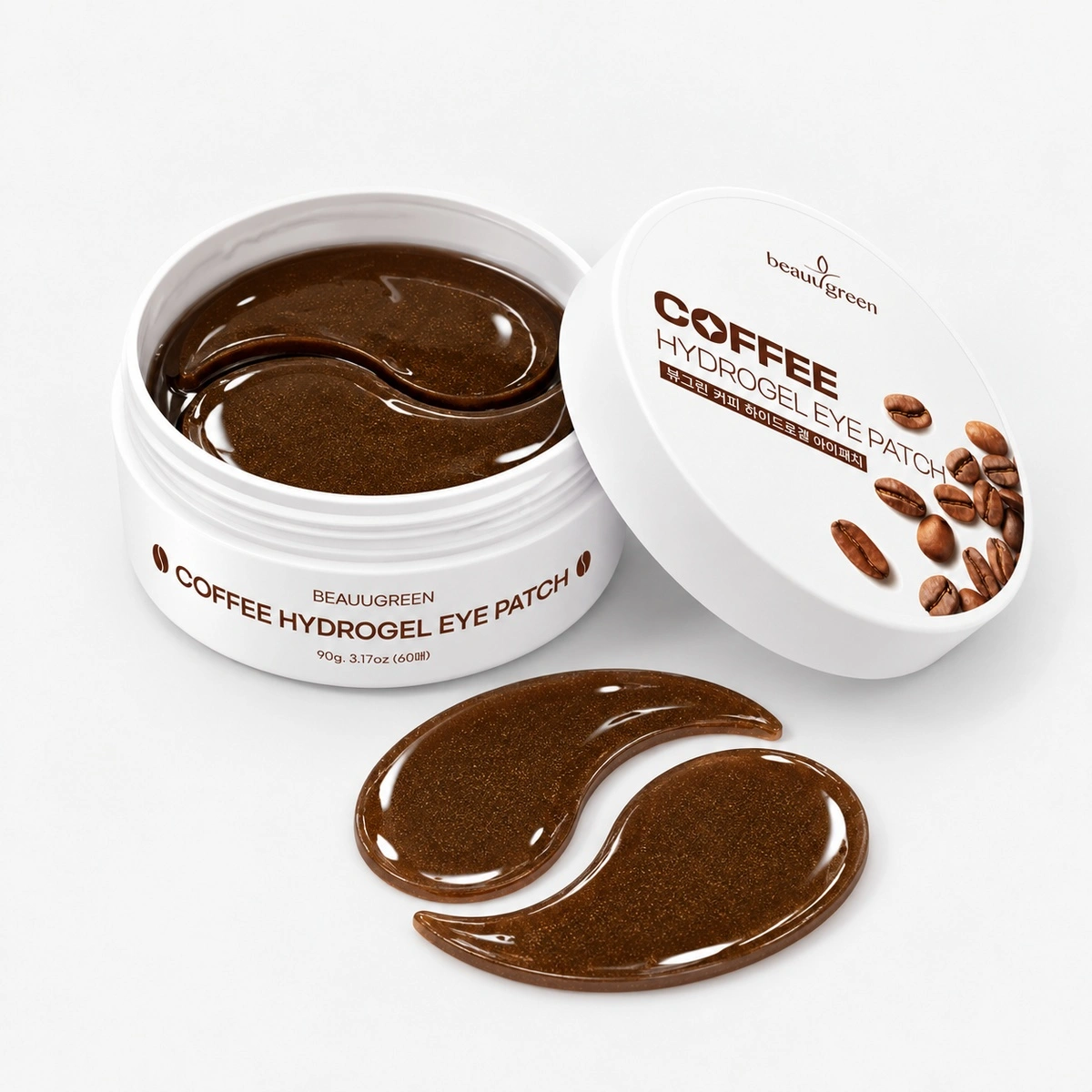Купить Тонизирующие гидрогелевые патчи с кофеином BeauuGreen COFFEE Hydrogel Eye Patch, 30 пар BEAUUGREEN Тонизирующие гидрогелевые патчи с кофеином BeauuGreen COFFEE Hydrogel Eye Patch, 30 пар