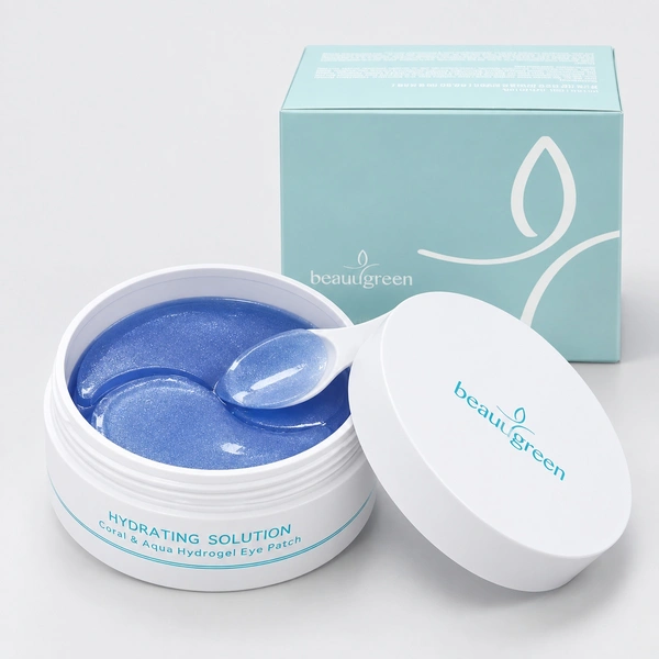 BEAUUGREEN Гидрогелевые патчи для глаз с кораллом и морской водой BeauuGreen CORAL&AQUA Eye Patch, 30 пар