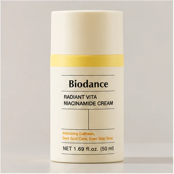 Купить Осветляющий крем с 5% ниацинамидом для сияния кожи Biodance Radiant Vita Niacinamide Cream, 50 мл BIODANCE Осветляющий крем с 5% ниацинамидом для сияния кожи Biodance Radiant Vita Niacinamide Cream, 50 мл