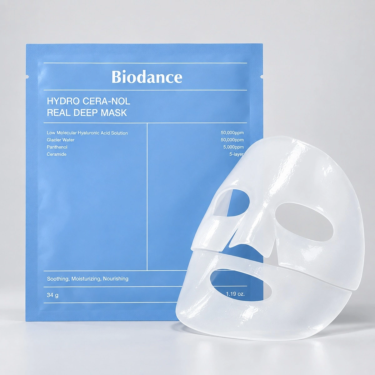 Купить Ночная гидрогелевая маска с церамидами против сухости Biodance Cera-Nol Real Deep Mask, 35 гр BIODANCE Ночная гидрогелевая маска с церамидами против сухости Biodance Cera-Nol Real Deep Mask, 35 гр