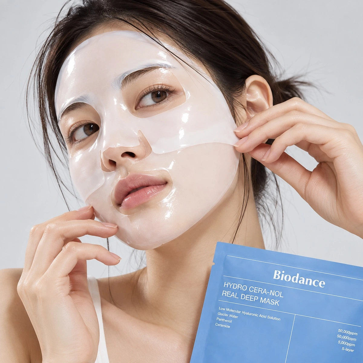 Купить Ночная гидрогелевая маска с церамидами против сухости Biodance Cera-Nol Real Deep Mask, 35 гр BIODANCE Ночная гидрогелевая маска с церамидами против сухости Biodance Cera-Nol Real Deep Mask, 35 гр