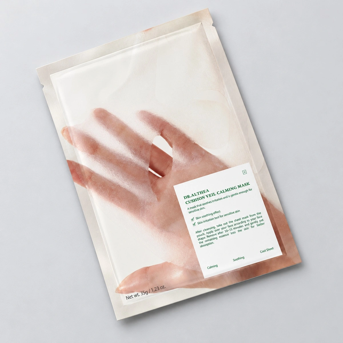 DR.ALTHEA Тканевая маска с охлаждающим эффектом Dr.Althea Cushion Veil Calming Mask, 35 гр