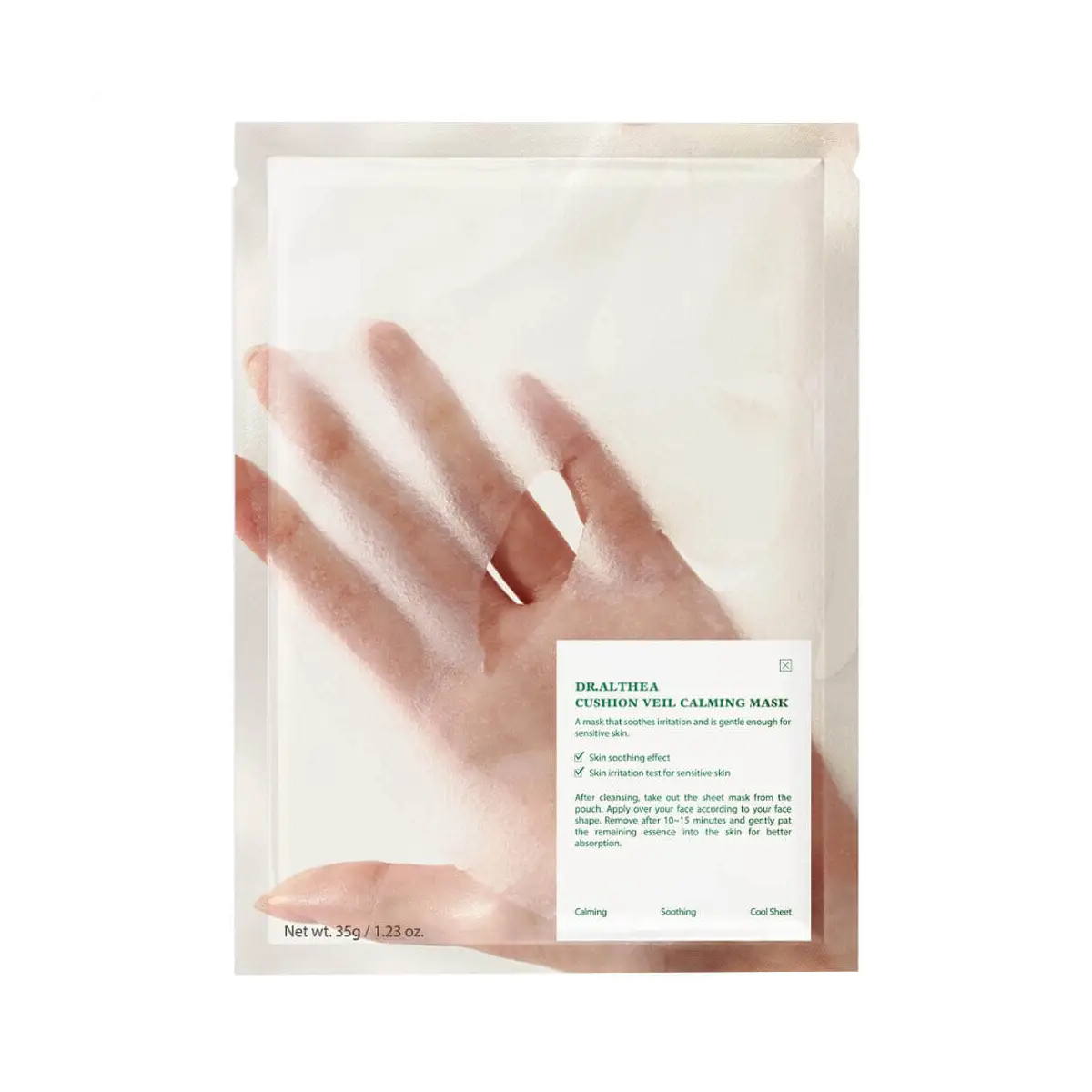 DR.ALTHEA Тканевая маска с охлаждающим эффектом Dr.Althea Cushion Veil Calming Mask, 35 гр