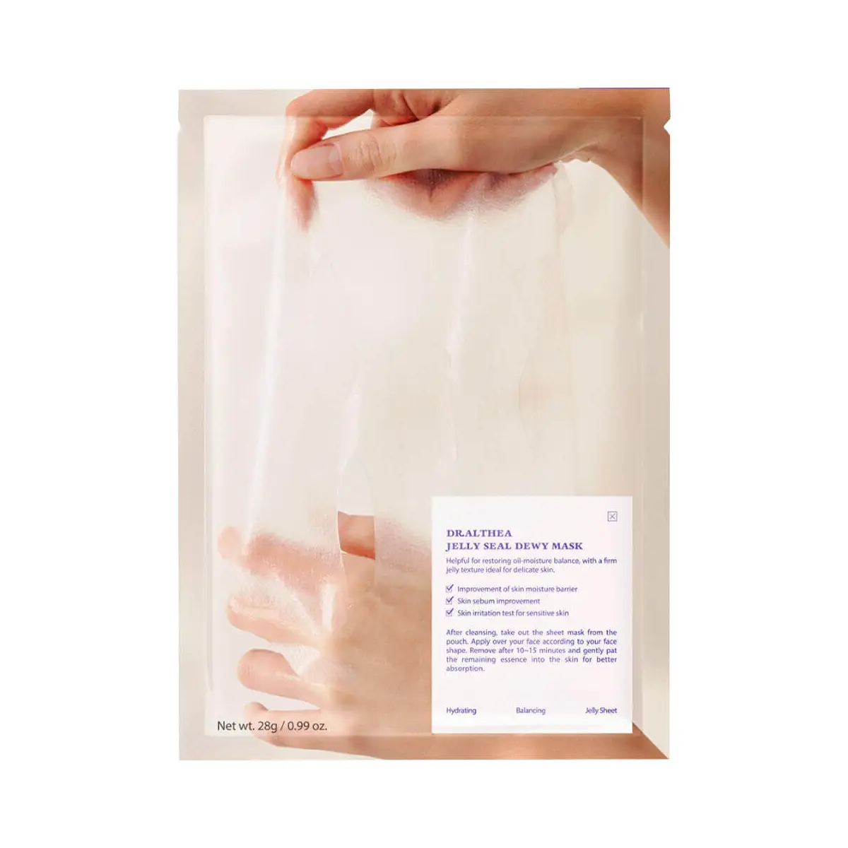 DR.ALTHEA Успокаивающая тканевая маска с ПДРН Dr.Althea Jelly Seal mask, 28 гр
