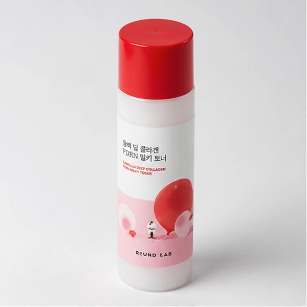 ROUND LAB Молочный тонер с ПДРН и камелией Round Lab Camellia Deep Collagen PDRN Milky Toner, 150 мл