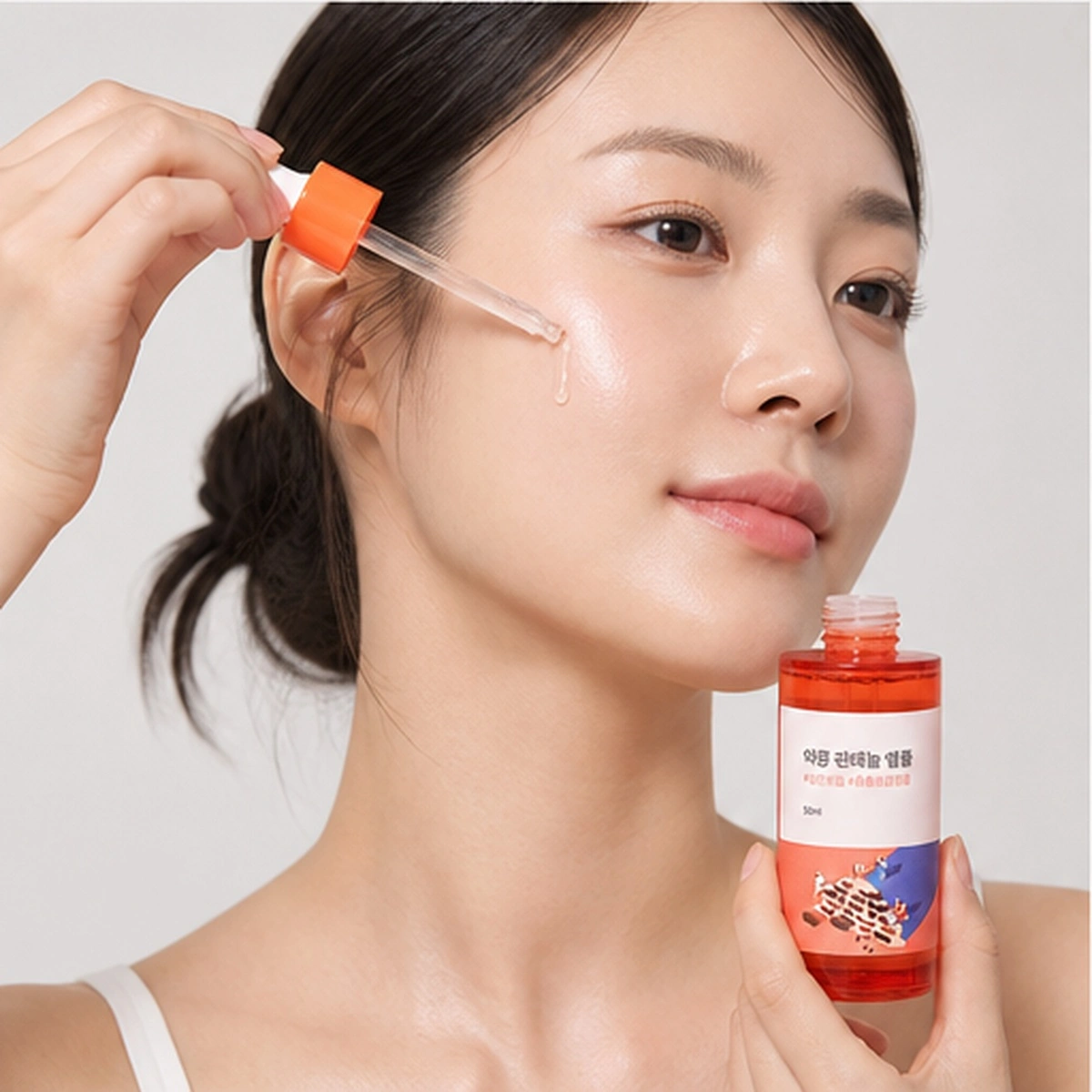 ROUND LAB Барьерная ампула с чёрной соей и пантенолом Round Lab Soybean Panthenol Ampoule, 50 мл