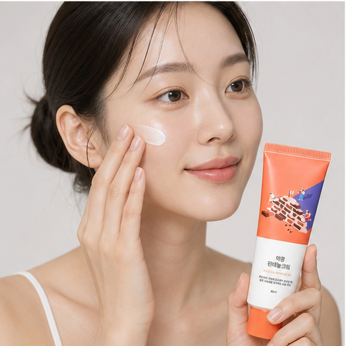 ROUND LAB Барьерный крем с чёрной соей и пантенолом Round Lab Soybean Panthenol Cream, 80 мл