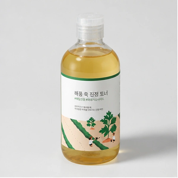 Купить Лёгкий успокаивающий тоник с полынью Round Lab Mugwort Calming Toner, 300 мл ROUND LAB Лёгкий успокаивающий тоник с полынью Round Lab Mugwort Calming Toner, 300 мл