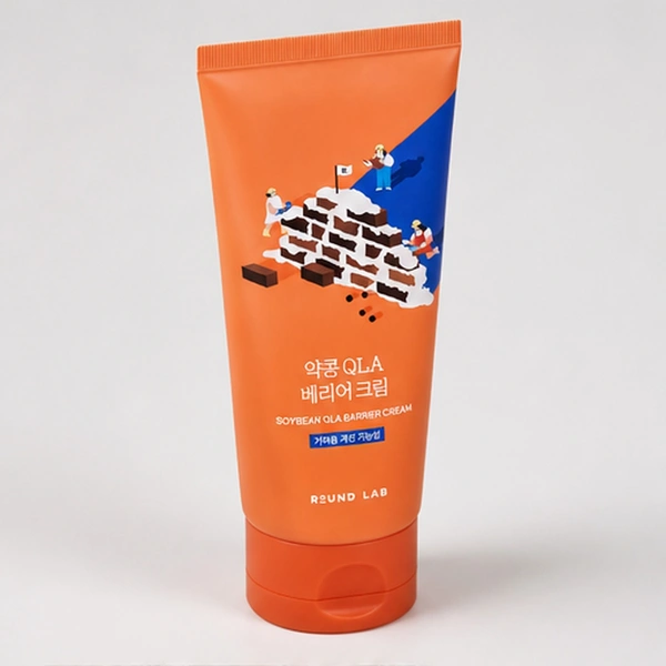 Купить Усиленный барьерный крем с чёрной соей и пантенолом Round Lab Soybean QLA Barrier Cream, 80 мл ROUND LAB Усиленный барьерный крем с чёрной соей и пантенолом Round Lab Soybean QLA Barrier Cream, 80 мл